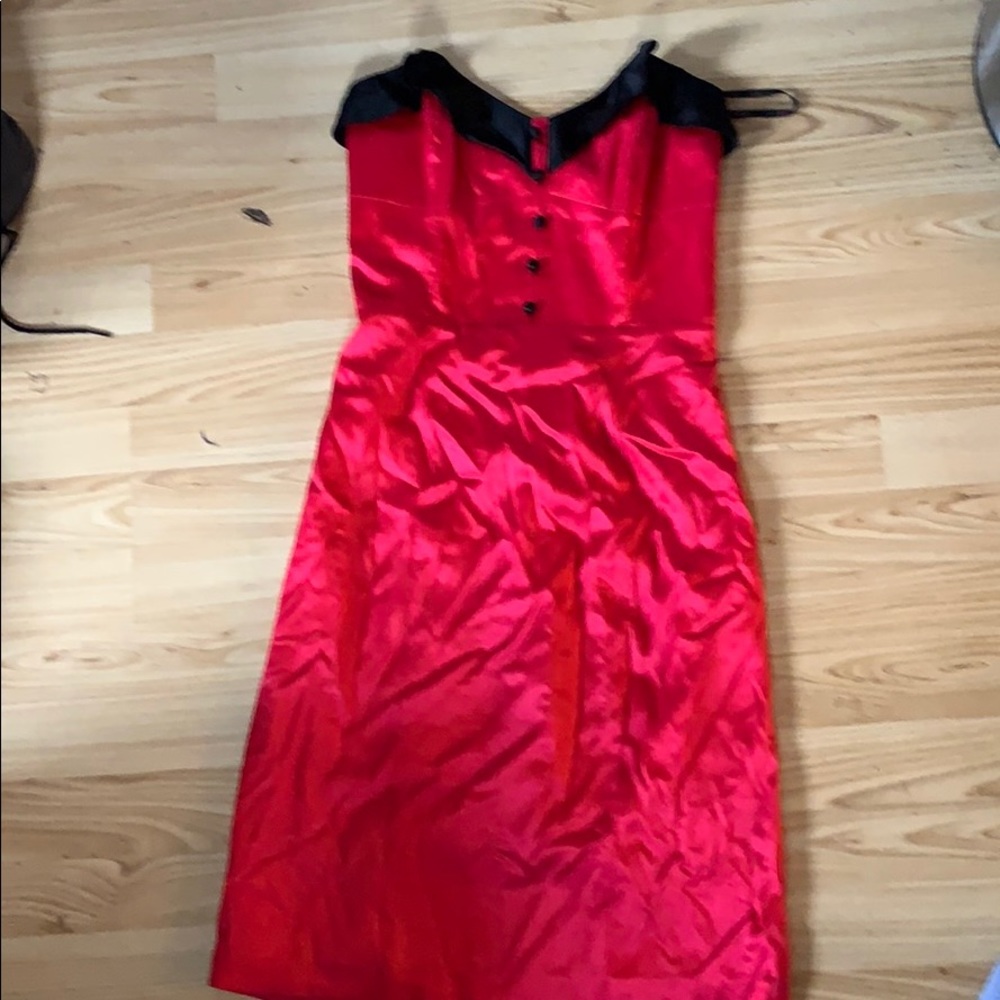 Size 8 corset top Betsey Johnson pinup dress